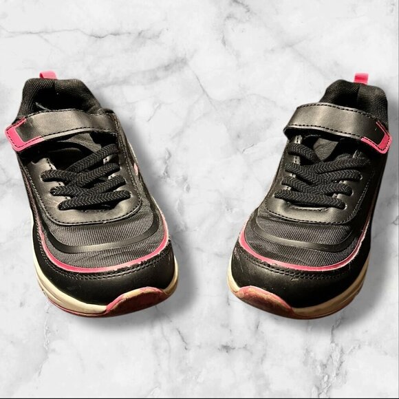 Fuse 53 Black & Pink Girls Athletic Sneakers Size 1 - Picture 8 of 13